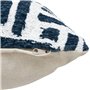 Atmosphera - Housse de Coussin Jeni Chenille Bleu égéen 40x40cm