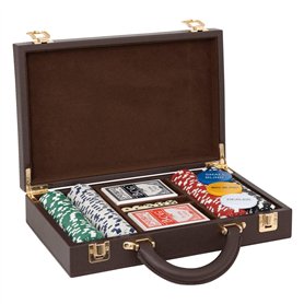 Atmosphera - Jeu de Poker Jule 200 jetons 30x21cm