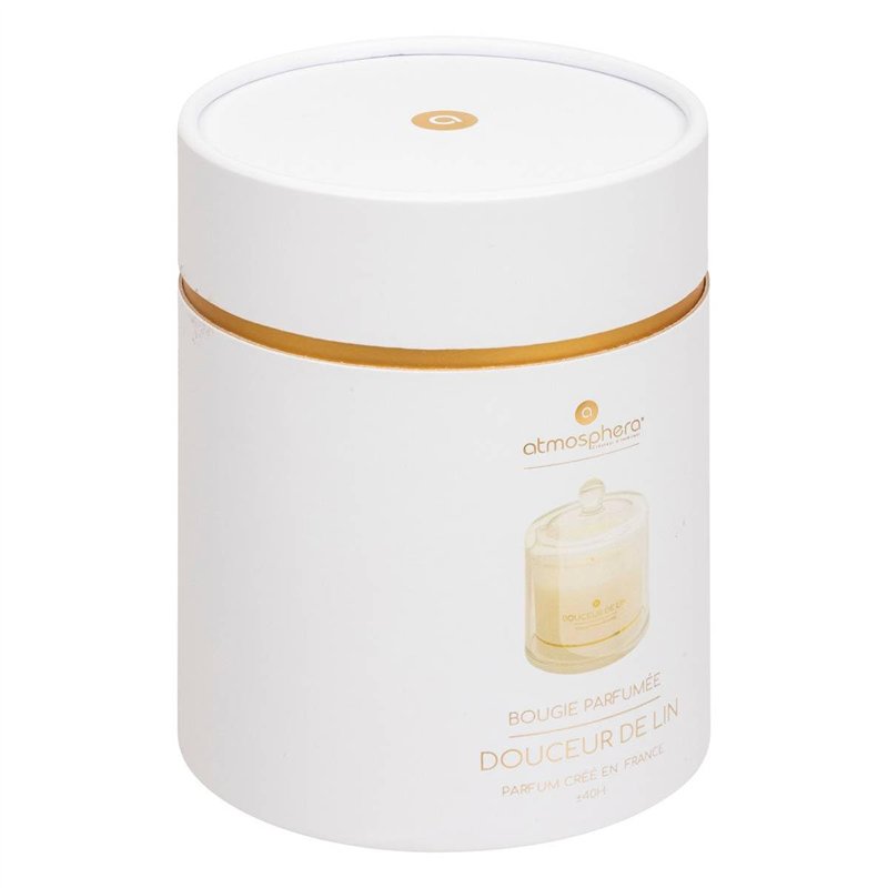 Image secondaire de Atmosphera - Bougie parfumée ilae fleur de lin 240g