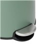 5five - poubelle couvercle bambou 30l modern color vert