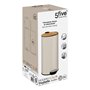 5five - Poubelle Couvercle Bambou 30l Modern Color Beige
