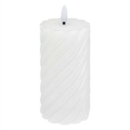Atmosphera - Bougie led aloe blanc 135g