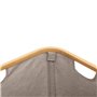 5five - panier à linge tidy box 54l pliable gris