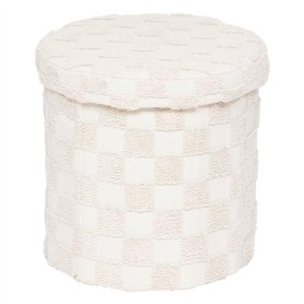 Atmosphera - Pouf pli Rond tufte pasti BLC