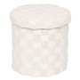 Atmosphera - Pouf pli Rond tufte pasti BLC