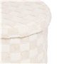 Atmosphera - Pouf pli Rond tufte pasti BLC