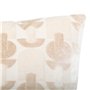 Atmosphera - Coussin Luna Jacquard Velours Lin 40x40cm