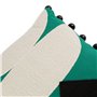 Atmosphera - Coussin brodé malakite Vert cèdre 30x30cm