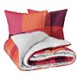 Atmosphera - Parure de lit 3 pièces Yucatan Coton Orange 240x220cm