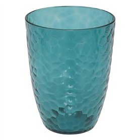 5five - verre à eau martelé estiva bleu