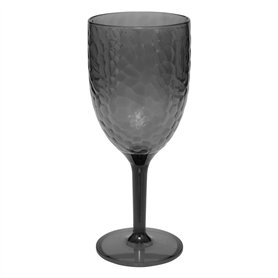 5five - verre à vin estiva martelé gris