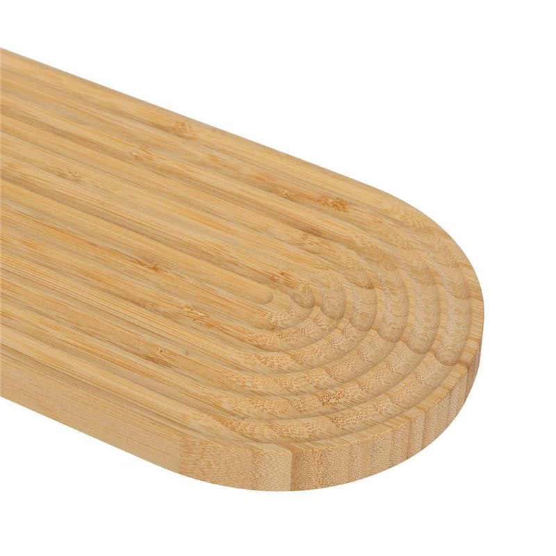 Image secondaire de 5five - planche à découper avec rainures en bambou 60x16cm