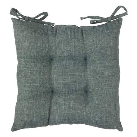 Atmosphera - Galette de Chaise Clem Vert foncé 38x38cm