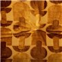Atmosphera - Galette de Chaise Luna Jacquard Ocre 38x38cm