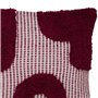 Atmosphera - Coussin Poppy Coton tufté Violet 50x50cm