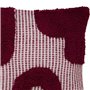 Atmosphera - Coussin Poppy Coton tufté Violet 58x38cm