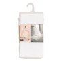 Atmosphera - Drap Housse Flora Gaze de Coton Blanc 160x200cm