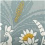 Atmosphera - Coussin brodé Wild Vert céladon 58x38cm