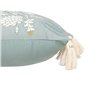 Atmosphera - Coussin brodé Wild Vert céladon 58x38cm