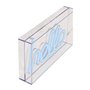 Atmosphera - Tube néon à poser led hello bleu l 23cm