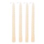 Atmosphera - 4 bougie-bâtons twist many ivoire 180g