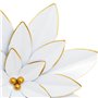 Atmosphera - 3 déco Murale Alya D24cm - Blanc