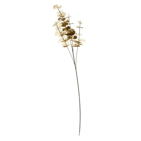 JJA Branche Feuilles d'eucalyptus dorées 74 cm