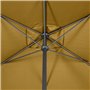 Hespéride - Parasol Droit rectangulaire Loompa Jaune Moutarde