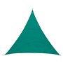 Hespéride - Voile d'ombrage Triangulaire Curacao Émeraude