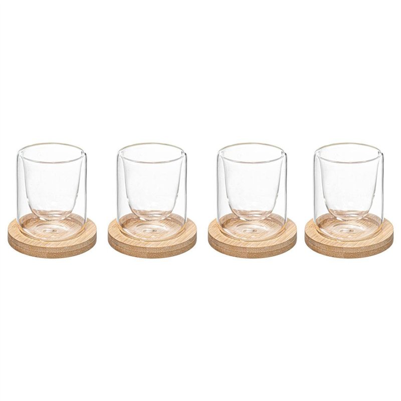 SG Secret de Gourmet Lot de 4 tasses Ccléa naturelles
