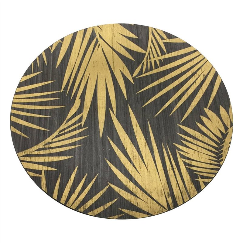 Feeric lights & christmas - Assiette de présentation ballet enchanté d33cm effet bois doré