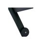 Hespéride - Transat Inclinable Allure Poivre et Graphite 2 Roues Empilable Anti-Rouille 5 Positions Mobilier Détente pour Jardin
