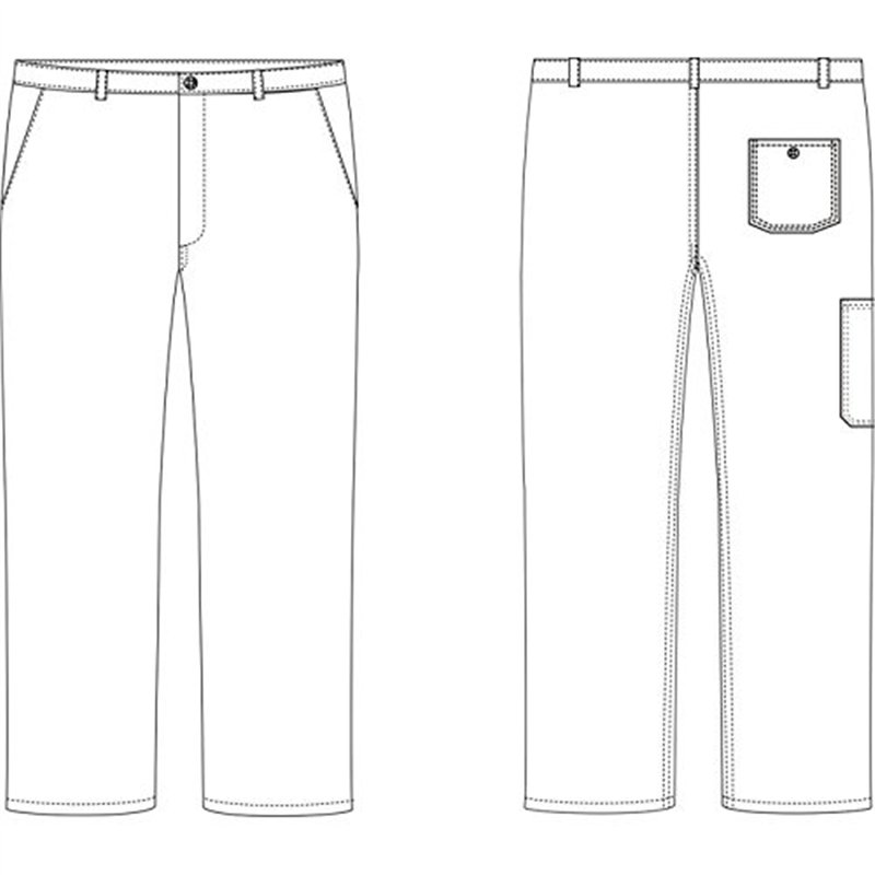 Image secondaire de Pantalon de travail bleu - 38, Bleu