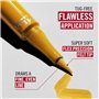 Rimmel - Eyeliner Wonder'Ink - Waterproof - Longue tenue - Mate - Application facile - Noir ( 01 Black) - 1 ml (0.03 FL OZ)