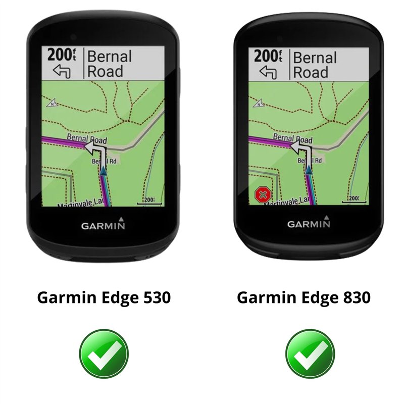 Image secondaire de PHONILLICO Verre Trempé pour Garmin Edge 530 / Edge 830 [Pack 2] Film Vitre Protection Ecran GPS Vélo