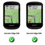 PHONILLICO Verre Trempé pour Garmin Edge 530 / Edge 830 [Pack 2] Film Vitre Protection Ecran GPS Vélo
