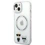 Karl Lagerfeld KLHMP14MHKCT Coque Rigide pour iPhone 14 Plus 6,7" Transparent Ka