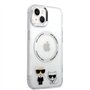 Karl Lagerfeld KLHMP14MHKCT Coque Rigide pour iPhone 14 Plus 6,7" Transparent Ka