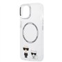 Karl Lagerfeld KLHMP14MHKCT Coque Rigide pour iPhone 14 Plus 6,7" Transparent Ka