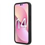 Karl Lagerfeld KLHCP14LSAKLHPK Coque Rigide pour iPhone 14 Pro 6,1" Noir/Bleu