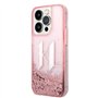 Karl Lagerfeld KLHCP14LLBKLCP Coque Rigide pour iPhone 14 Pro 6,1" Rose/Rose