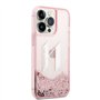 Karl Lagerfeld KLHCP14LLBKLCP Coque Rigide pour iPhone 14 Pro 6,1" Rose/Rose