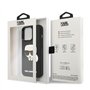 KARL LAGERFELD KLHCP14LKH3DBK Coque pour iPhone 14 Pro 6,1" Noir Coque Rigide 3D en Caoutchouc Motif tête de Karl