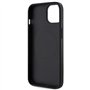 Guess GUHMP14MP4RPSK Coque Rigide pour iPhone 14 Plus 6,7" Noir à Rayures imprimées 4G