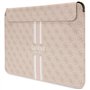Guess GUCS14P4RPSP Manchon avec Rayures imprimées Rose 4G 14", Rose
