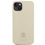 Guess GUHCP15SPS4DGPD Coque pour iPhone 15 6,1" Doré Rigide Cuir 4G Metal Logo Strass