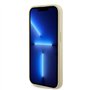 Guess GUHMP15XPSAHMCB Saffiano Coque Rigide dorée pour iPhone 15 Pro Max 6,7"
