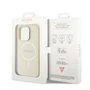 Guess GUHMP15XPSAHMCB Saffiano Coque Rigide dorée pour iPhone 15 Pro Max 6,7"