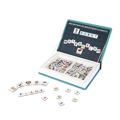 JURATOYS Magnéti'book Cosmos - Jeu de société éducatif magnétique - À partir de 3 ans