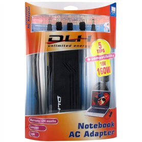 DLH Energy Alimentation Secteur 19 V 160 Watts 5 connecteurs